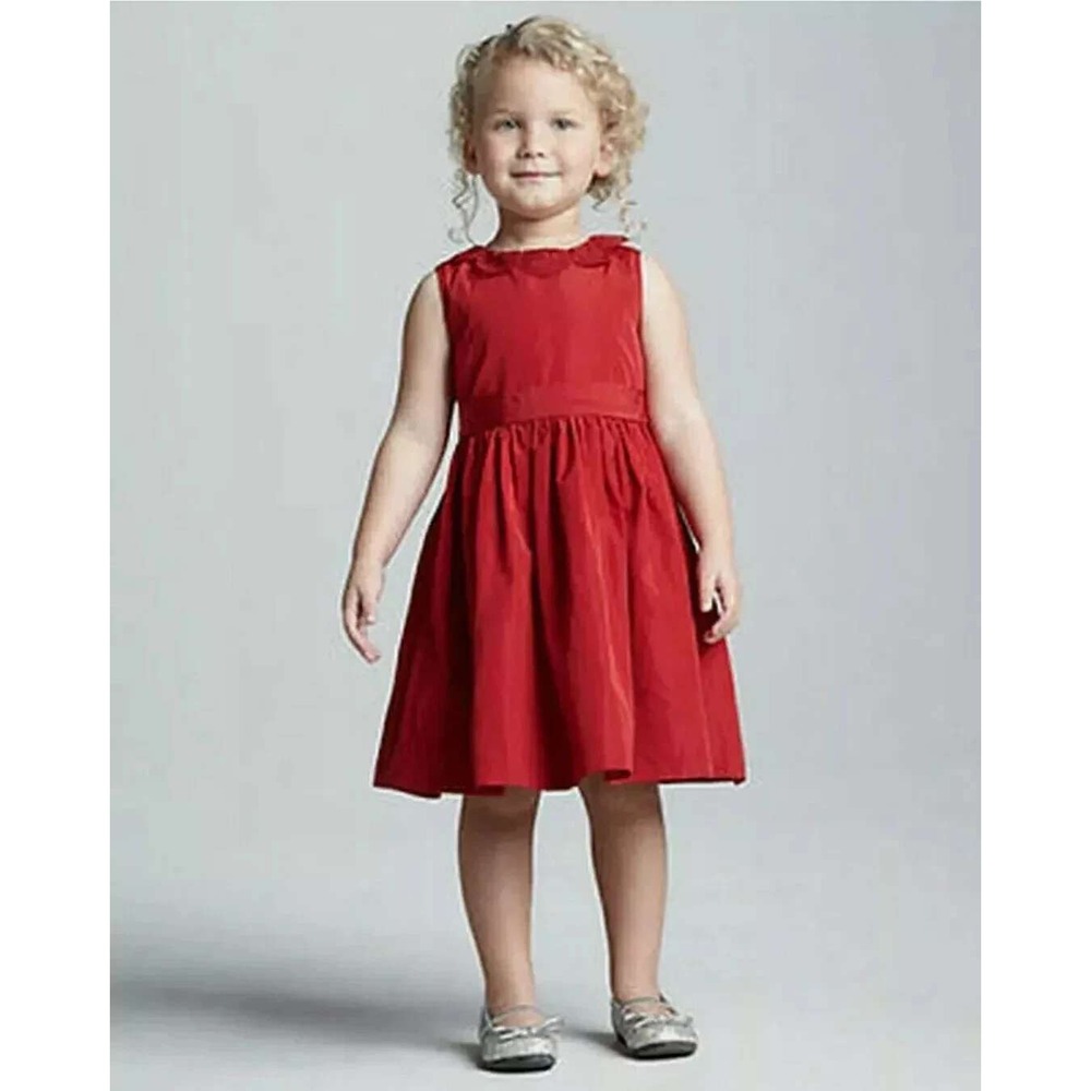 Jason Wu Neiman Marcus x Target Girls Dress 3T Red Holiday Party Lace Collar Bow